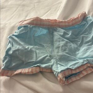 Disney Blue and Pink Baby Shorts 6-9 months